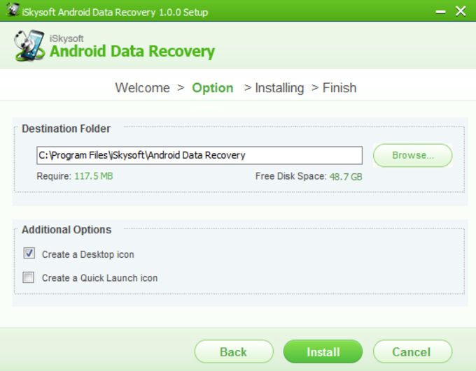 iskysoft data recovery search recovered files